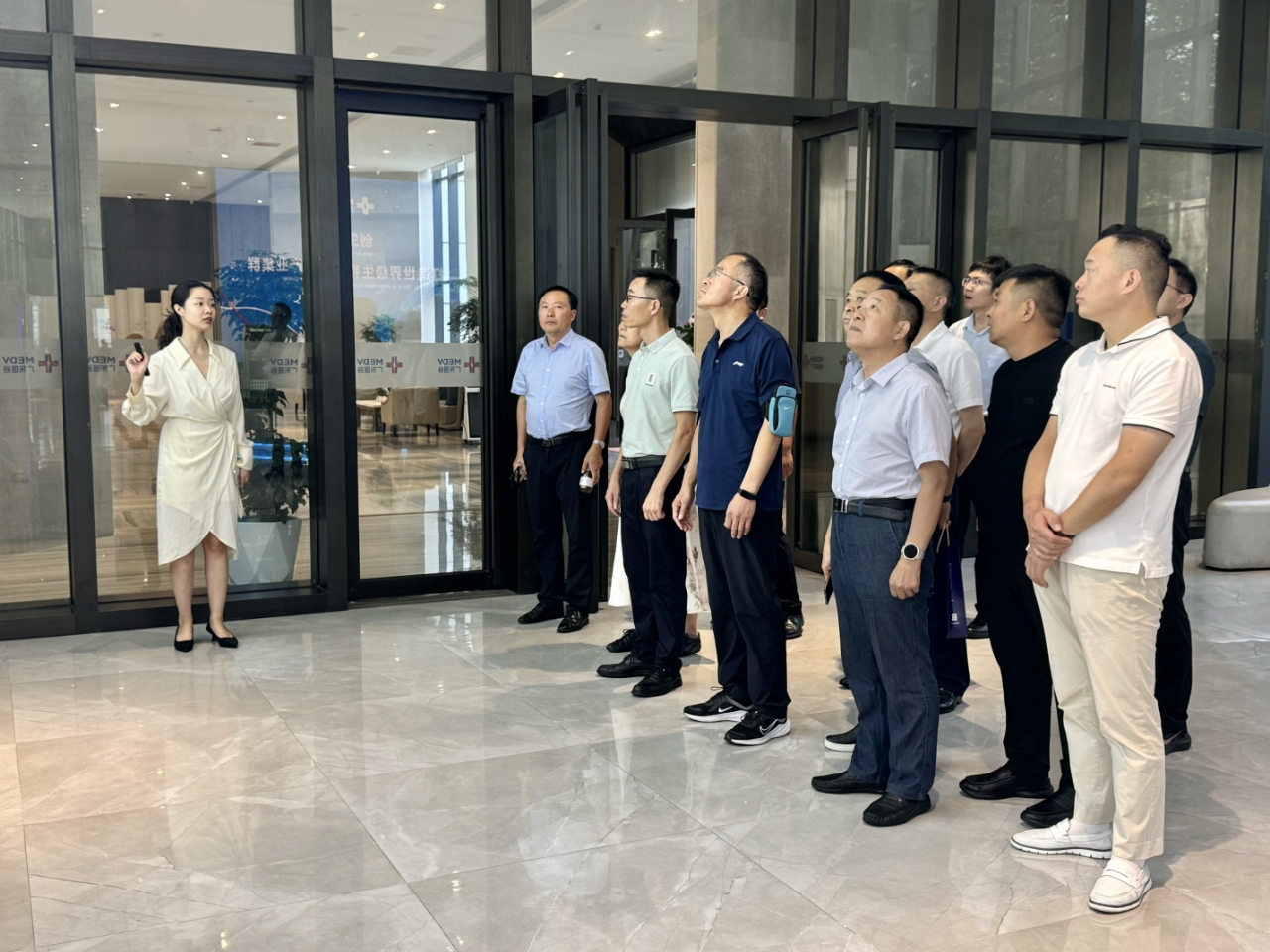 南沙企联携亳州企联企业家莅临广东医谷参观交流